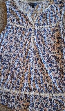 Lucky Brand Womens Medium Sleeveless Shirt
